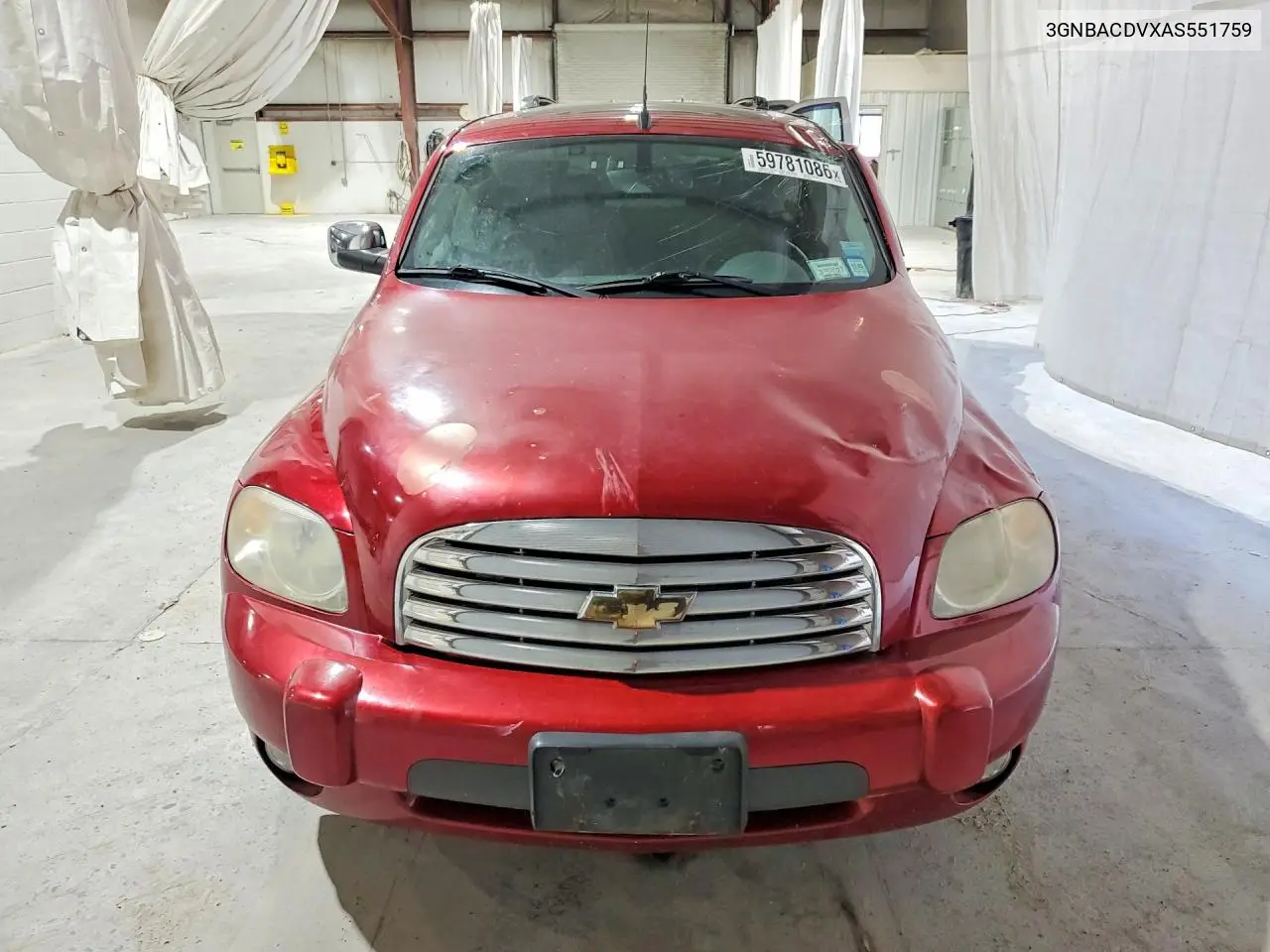 2010 Chevrolet Hhr Lt VIN: 3GNBACDVXAS551759 Lot: 59781086