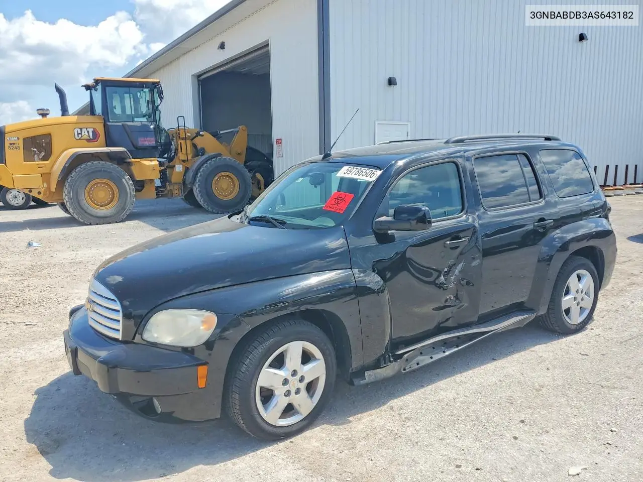 2010 Chevrolet Hhr Lt VIN: 3GNBABDB3AS643182 Lot: 59786506