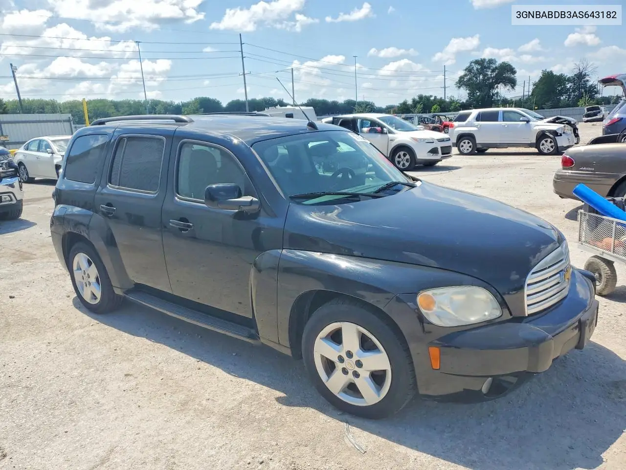 2010 Chevrolet Hhr Lt VIN: 3GNBABDB3AS643182 Lot: 59786506