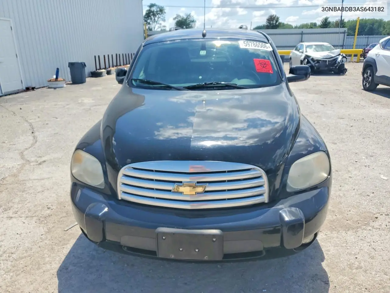 2010 Chevrolet Hhr Lt VIN: 3GNBABDB3AS643182 Lot: 59786506