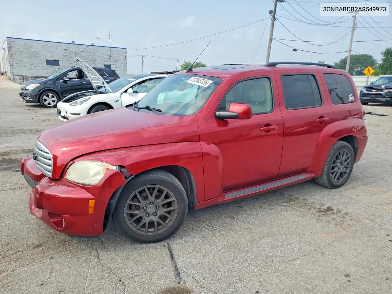 2010 Chevrolet Hhr Lt VIN: 3GNBABDB2AS549973 Lot: 61348736