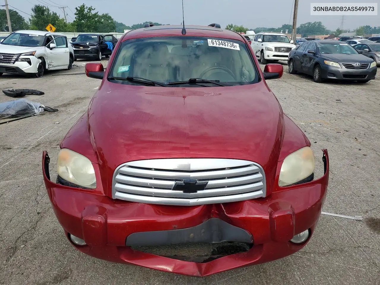 2010 Chevrolet Hhr Lt VIN: 3GNBABDB2AS549973 Lot: 61348736