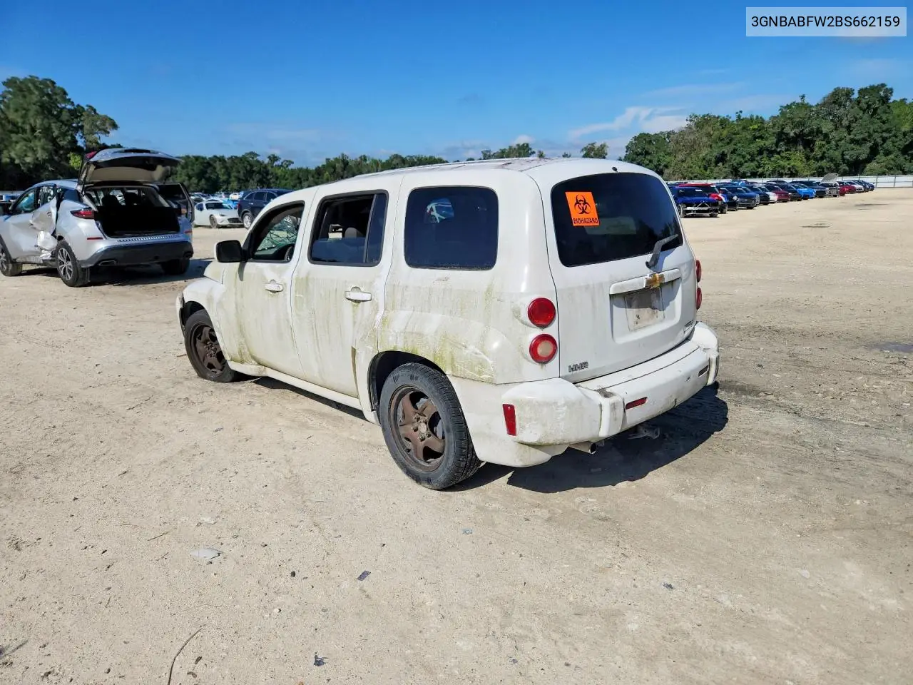 2011 Chevrolet Hhr Lt VIN: 3GNBABFW2BS662159 Lot: 54977776