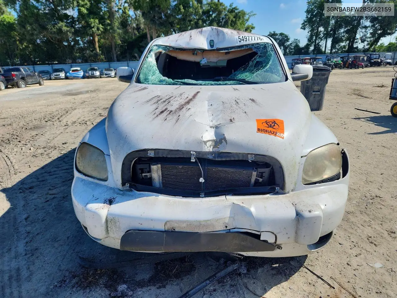 2011 Chevrolet Hhr Lt VIN: 3GNBABFW2BS662159 Lot: 54977776
