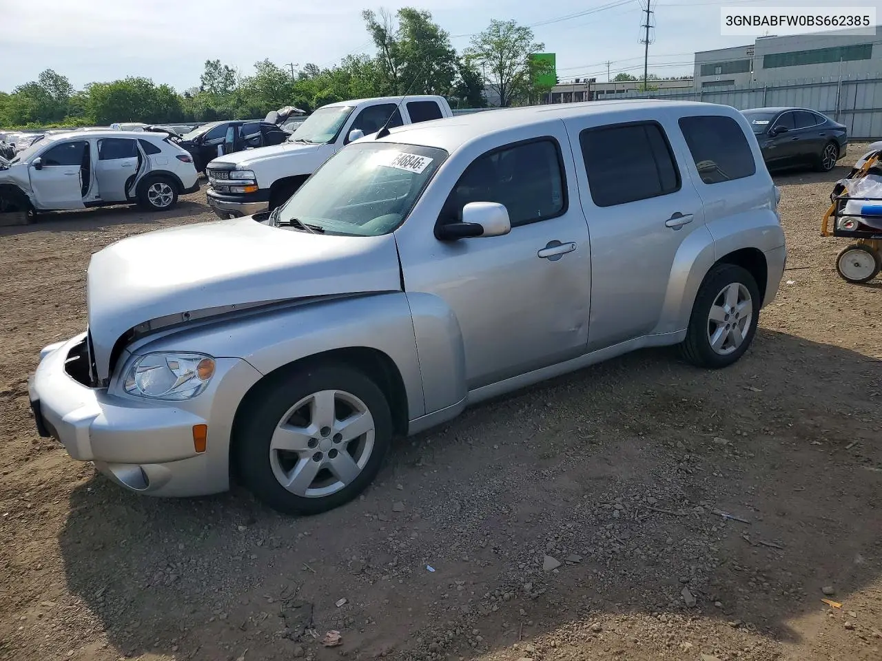 2011 Chevrolet Hhr Lt VIN: 3GNBABFW0BS662385 Lot: 55646846