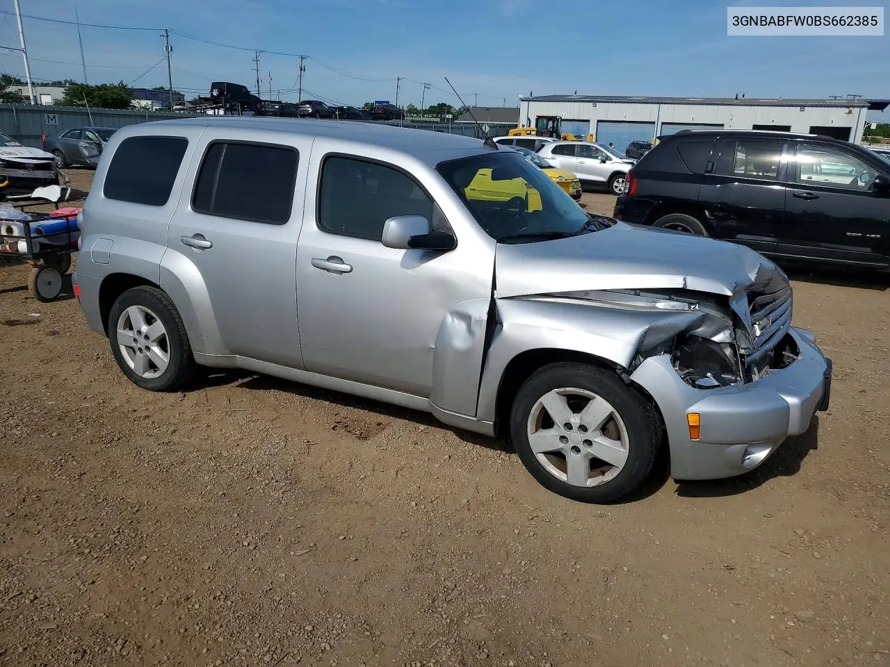 2011 Chevrolet Hhr Lt VIN: 3GNBABFW0BS662385 Lot: 55646846