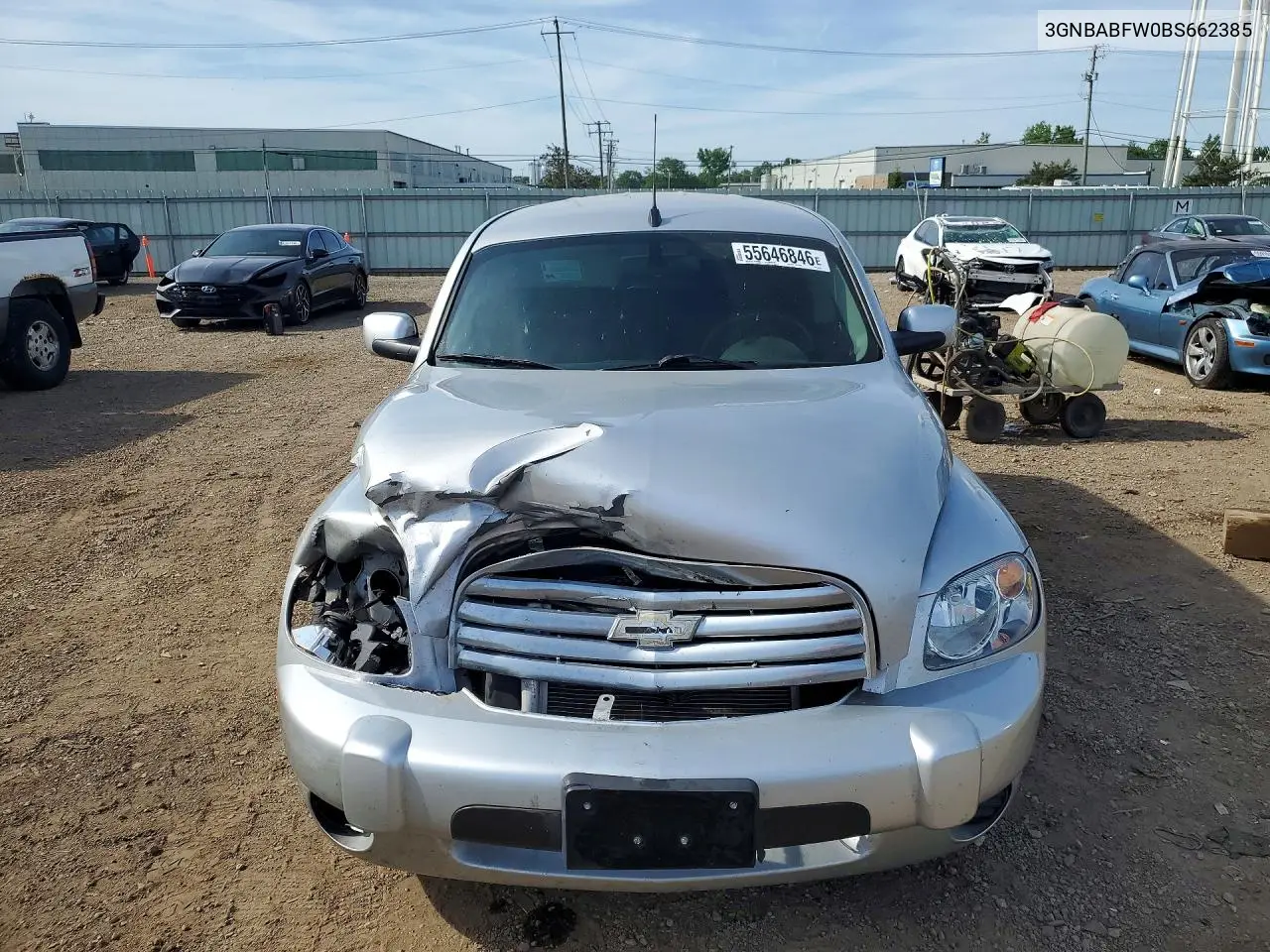 2011 Chevrolet Hhr Lt VIN: 3GNBABFW0BS662385 Lot: 55646846