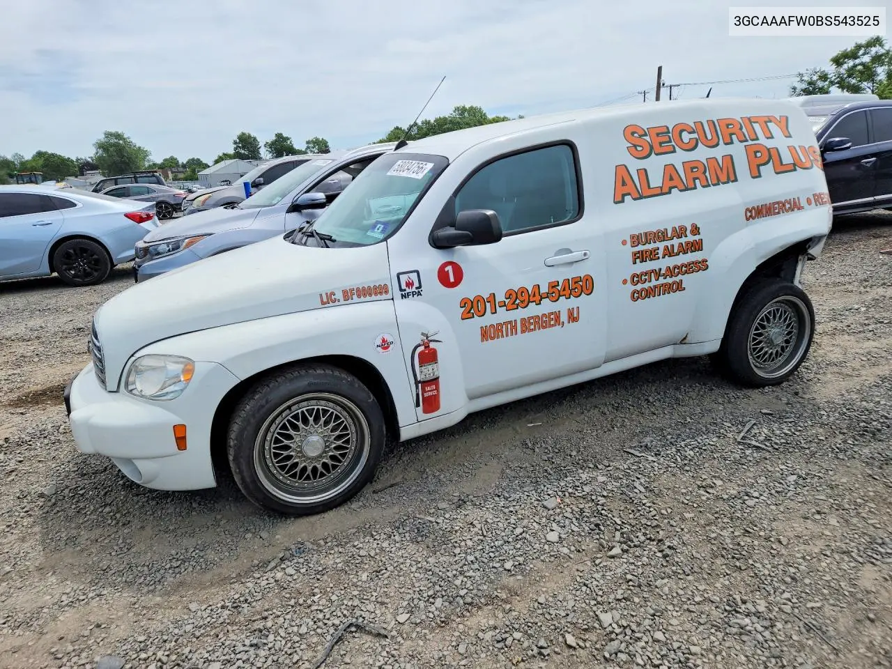 2011 Chevrolet Hhr Panel Ls VIN: 3GCAAAFW0BS543525 Lot: 58034756