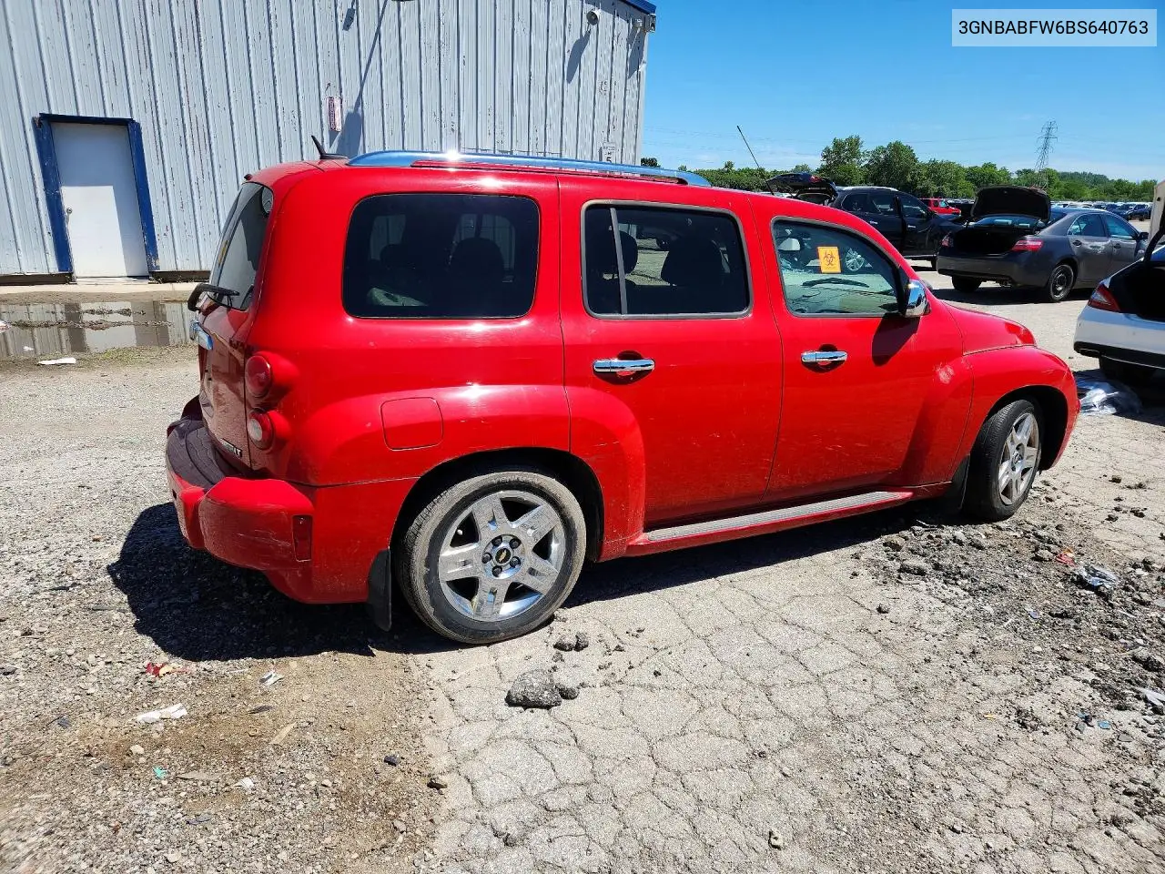 2011 Chevrolet Hhr Lt VIN: 3GNBABFW6BS640763 Lot: 58296446