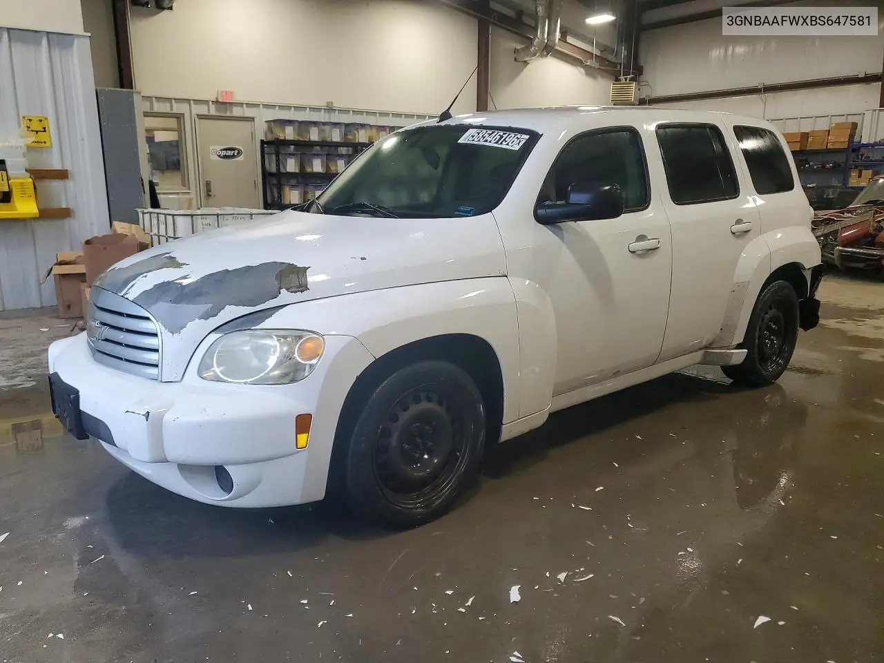 2011 Chevrolet Hhr Ls VIN: 3GNBAAFWXBS647581 Lot: 58546196