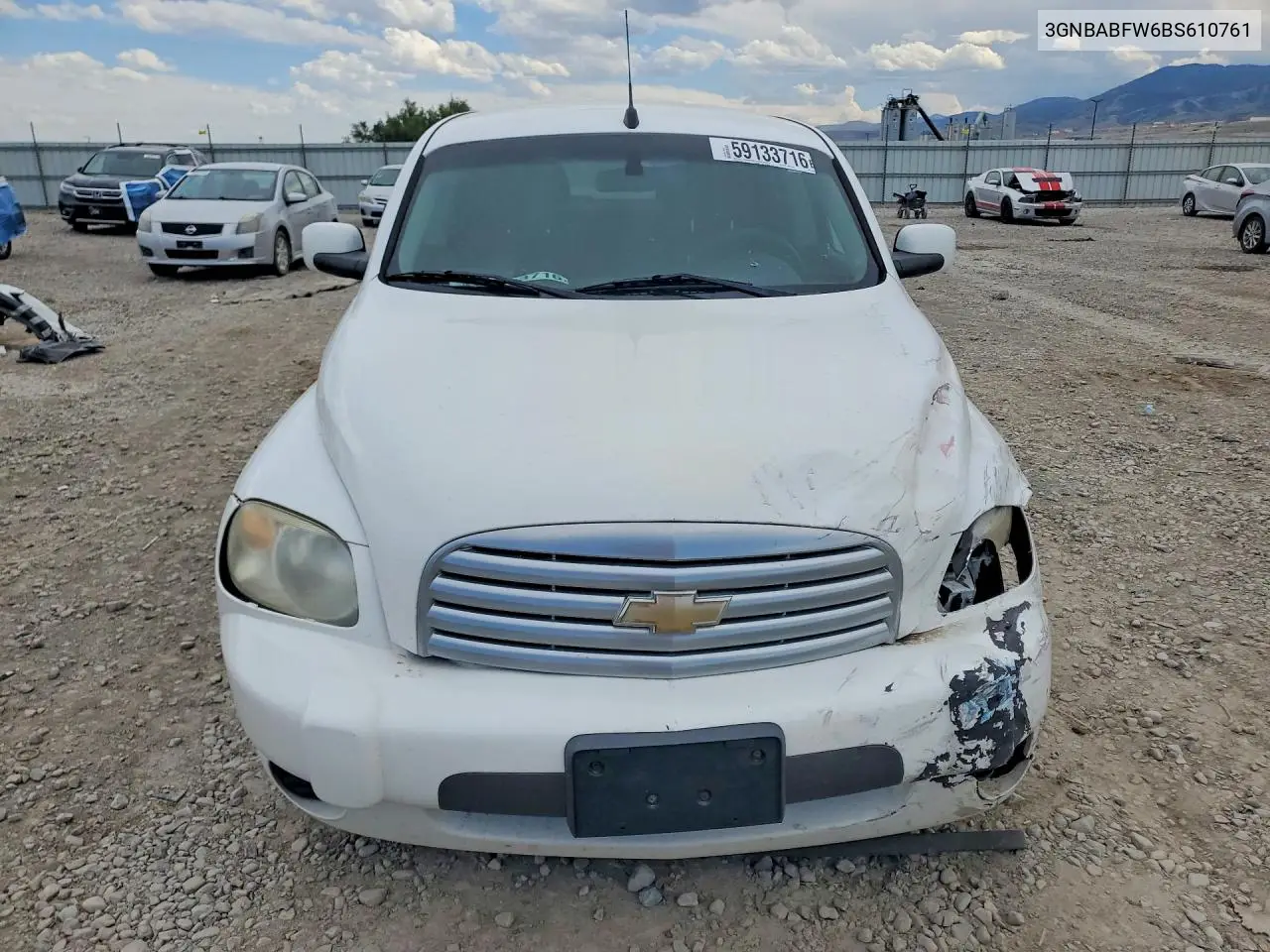 2011 Chevrolet Hhr Lt VIN: 3GNBABFW6BS610761 Lot: 59133716