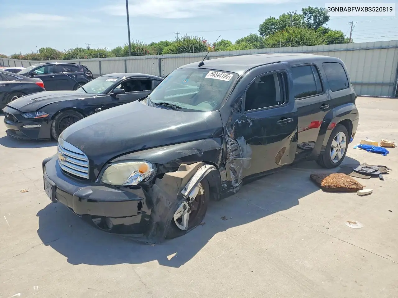 2011 Chevrolet Hhr Lt VIN: 3GNBABFWXBS520819 Lot: 59344196