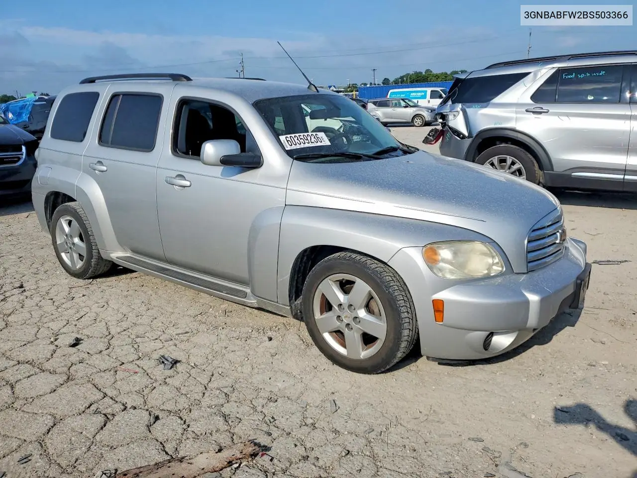 2011 Chevrolet Hhr Lt VIN: 3GNBABFW2BS503366 Lot: 60359236