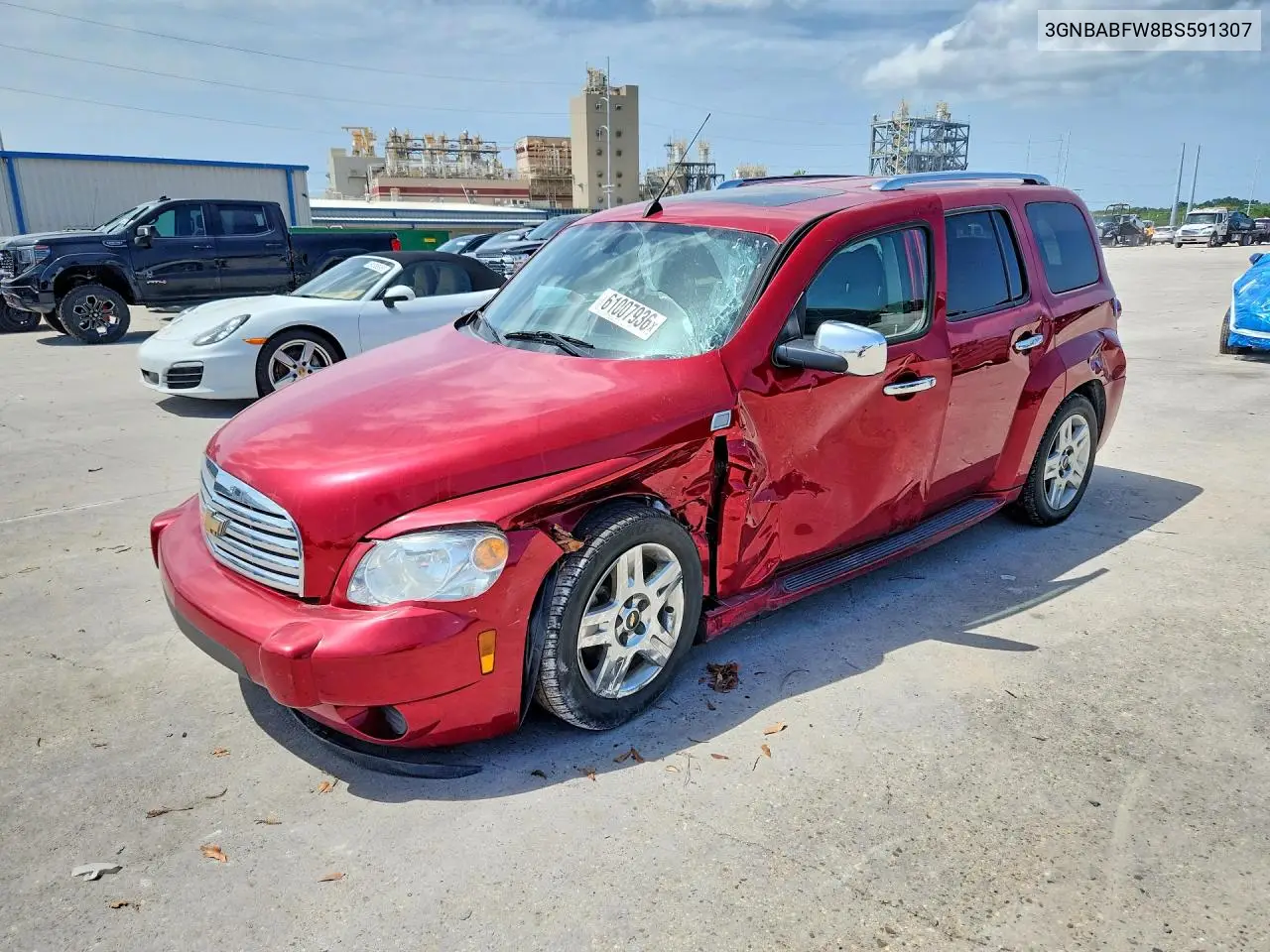 2011 Chevrolet Hhr Lt VIN: 3GNBABFW8BS591307 Lot: 61007936