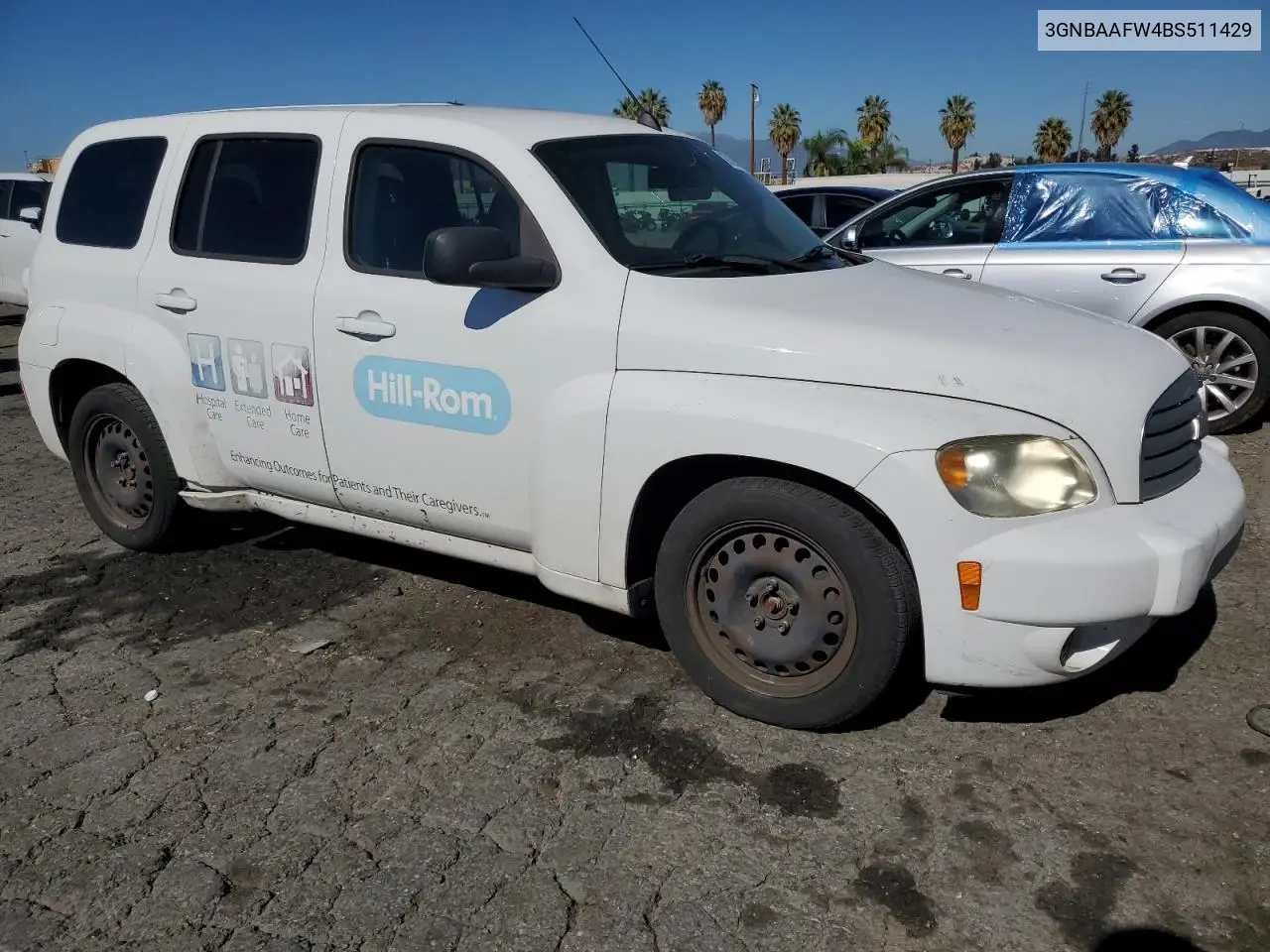 3GNBAAFW4BS511429 2011 Chevrolet Hhr Ls
