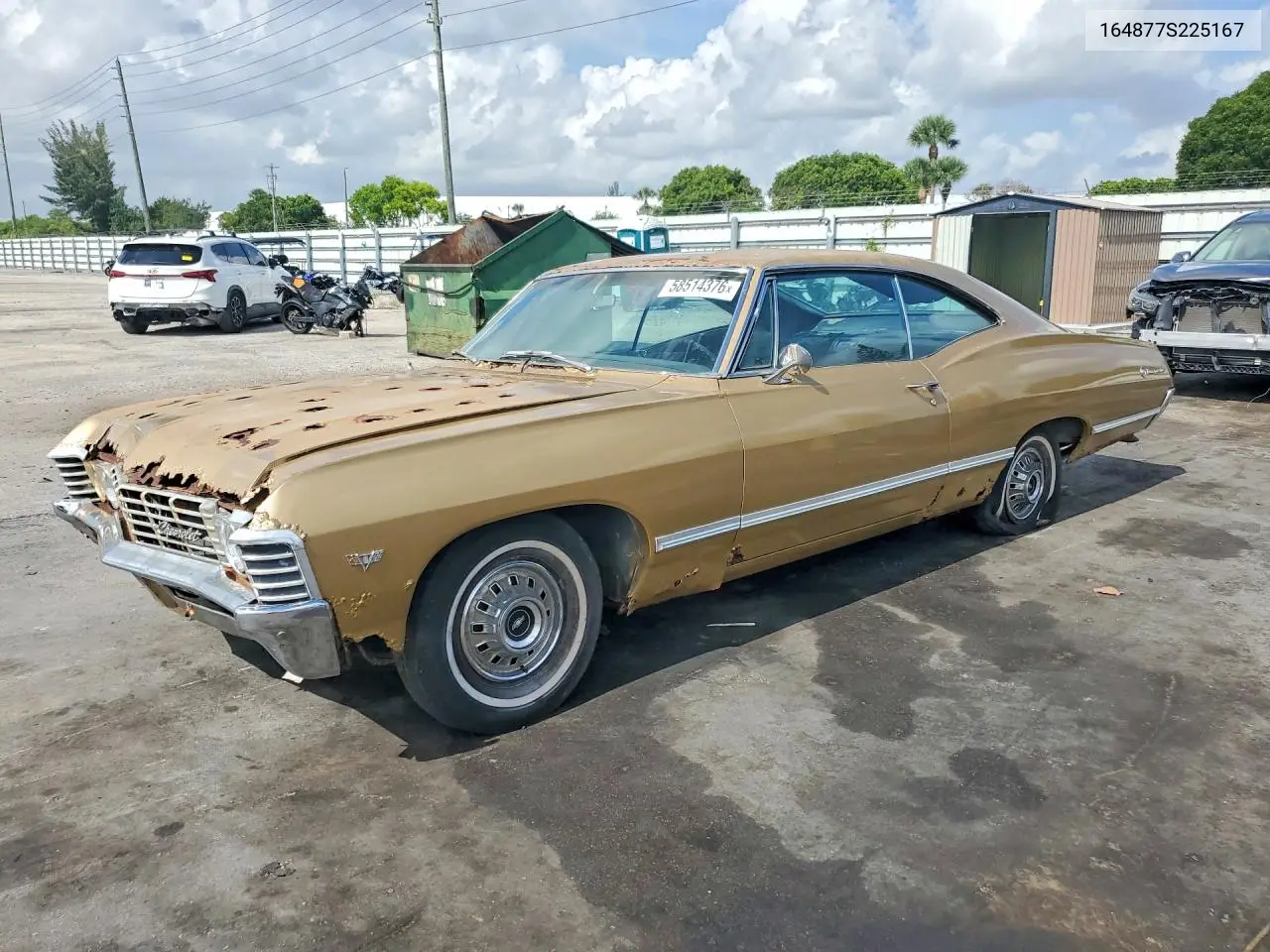 1967 Chevrolet Impala VIN: 164877S225167 Lot: 58514376
