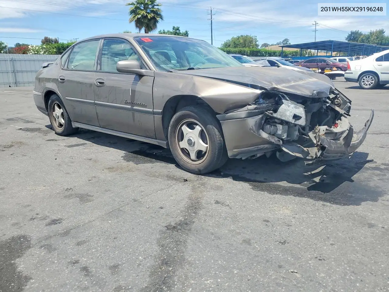 2002 Chevrolet Impala Ls VIN: 2G1WH55KX29196248 Lot: 59187206
