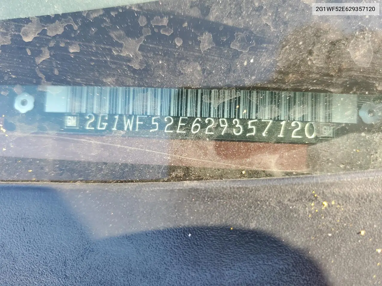 2G1WF52E629357120 2002 Chevrolet Impala