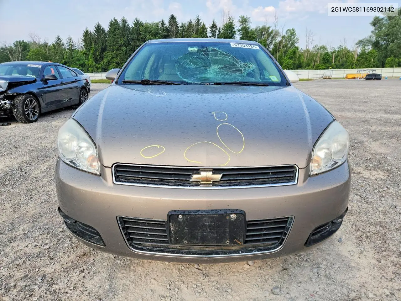 2006 Chevrolet Impala Lt VIN: 2G1WC581169302142 Lot: 61503126