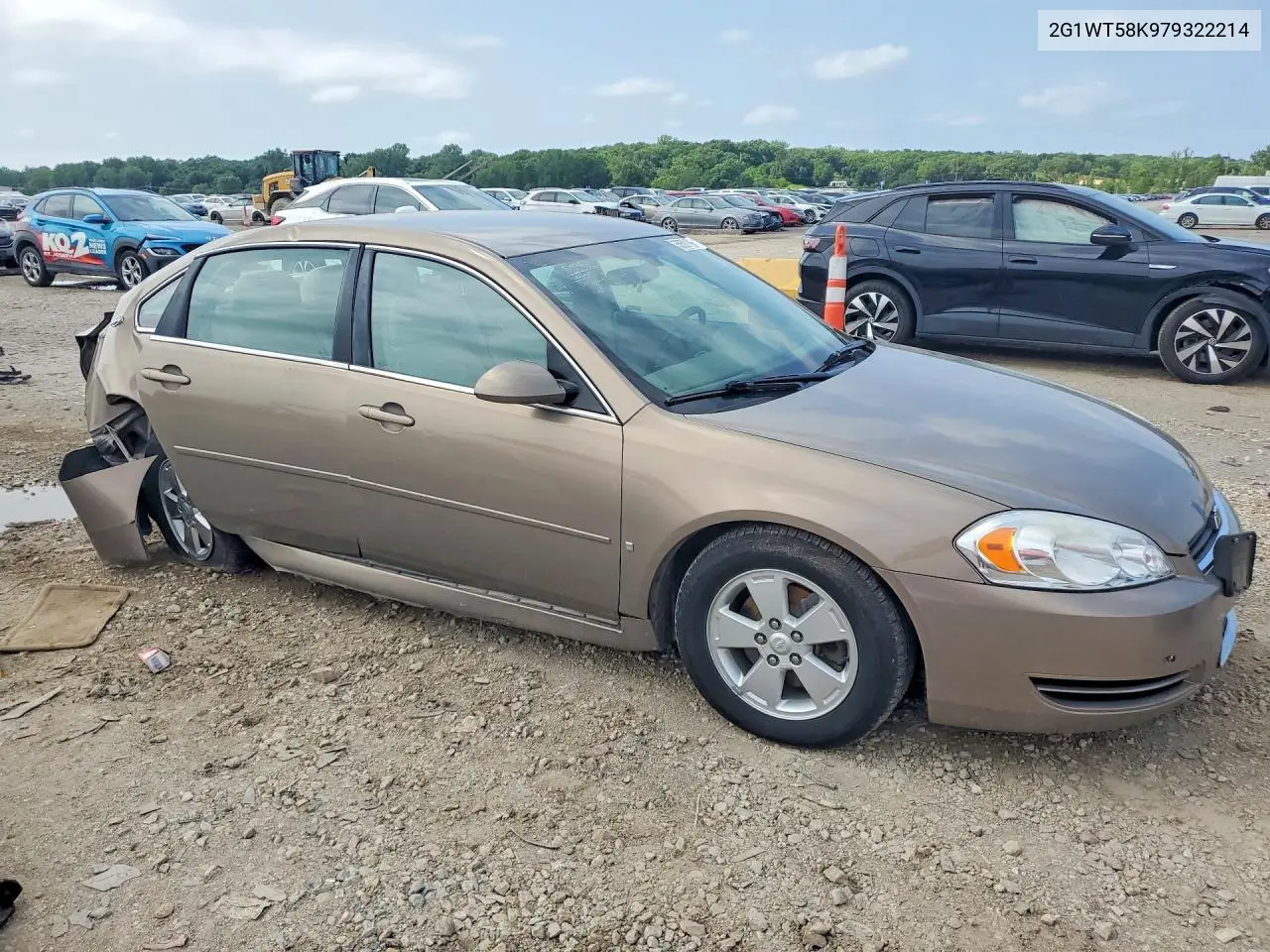 2007 Chevrolet Impala 4D VIN: 2G1WT58K979322214 Lot: 56597196