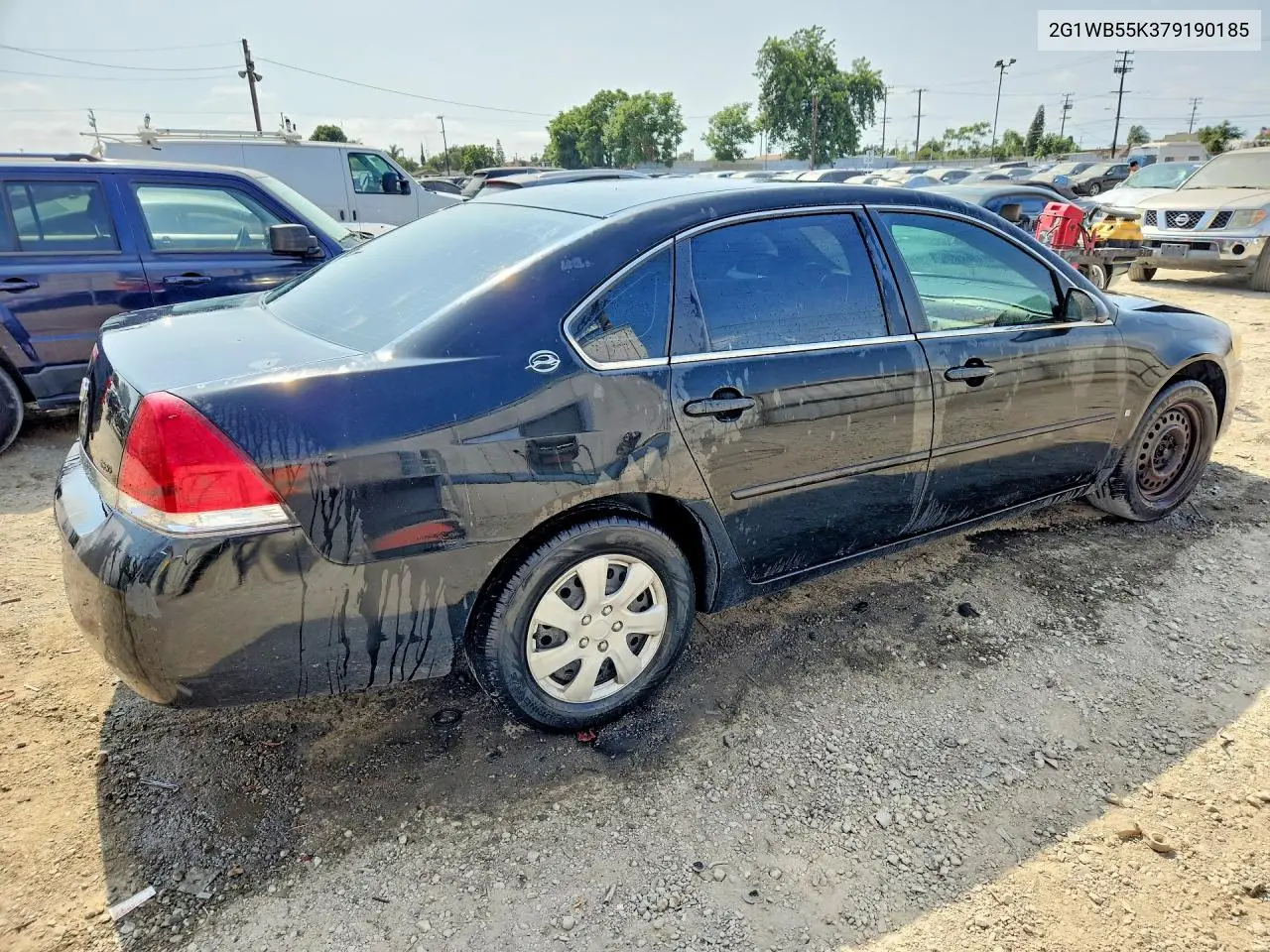 2007 Chevrolet Impala Ls VIN: 2G1WB55K379190185 Lot: 58326306