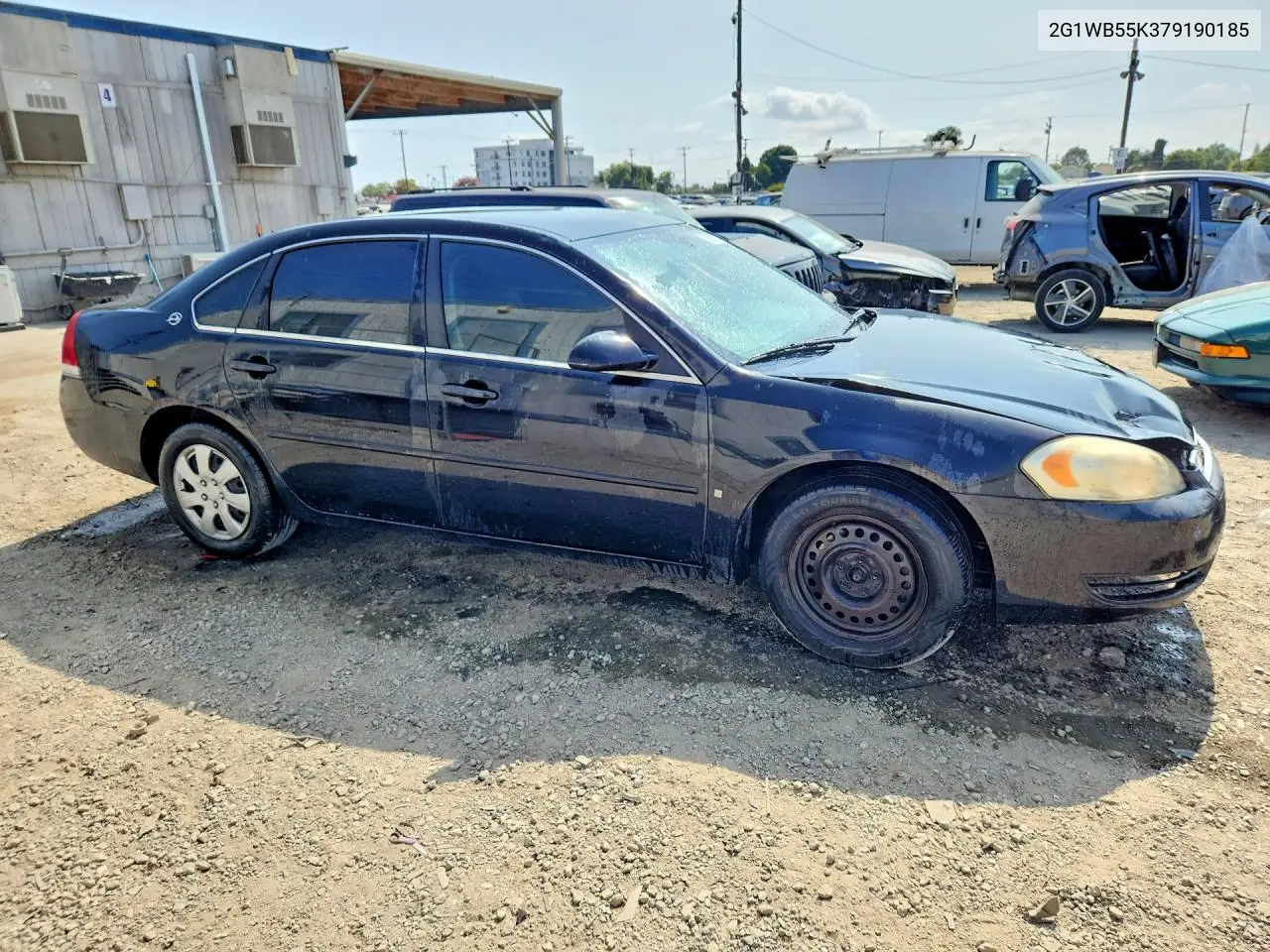 2007 Chevrolet Impala Ls VIN: 2G1WB55K379190185 Lot: 58326306