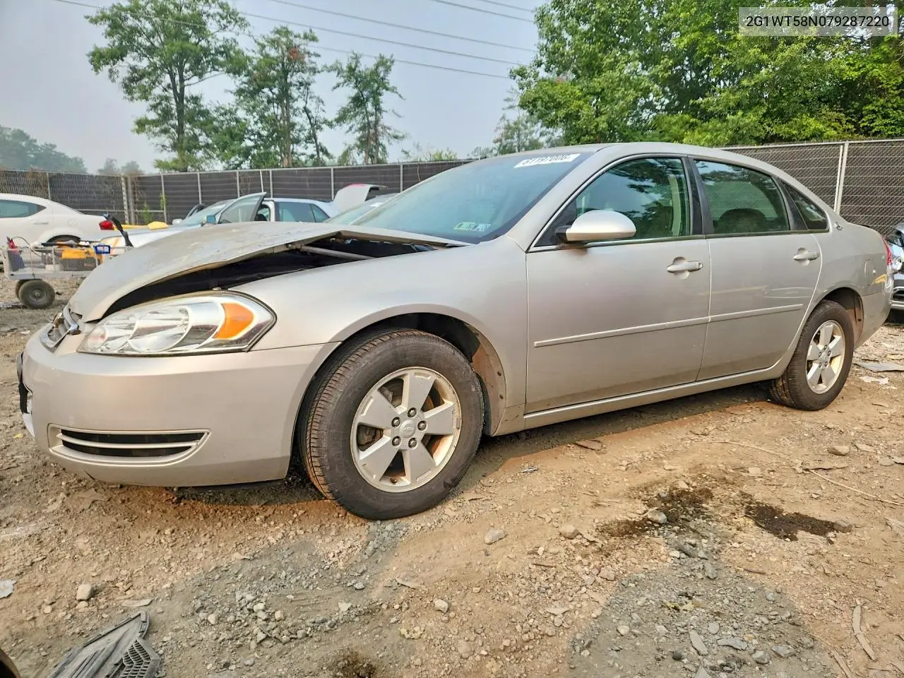 2007 Chevrolet Impala Lt VIN: 2G1WT58N079287220 Lot: 61197006