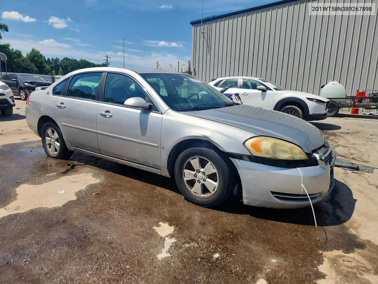 2008 Chevrolet Impala Lt VIN: 2G1WT58N389267898 Lot: 55818196