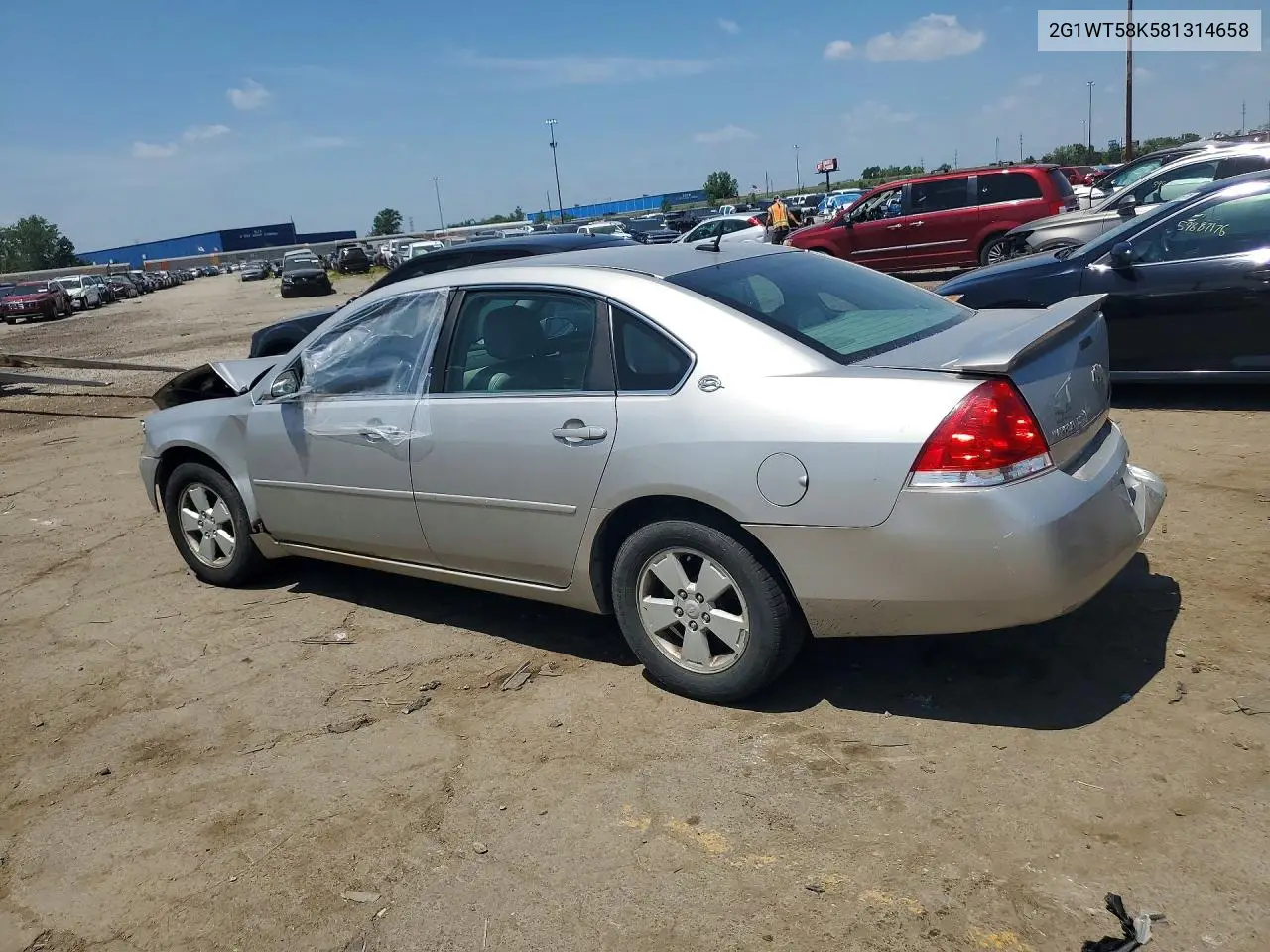 2008 Chevrolet Impala Lt VIN: 2G1WT58K581314658 Lot: 59681376