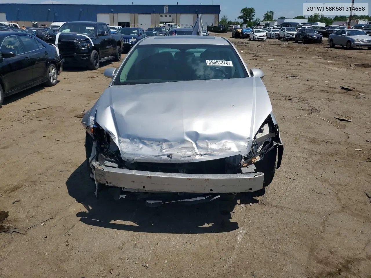 2008 Chevrolet Impala Lt VIN: 2G1WT58K581314658 Lot: 59681376