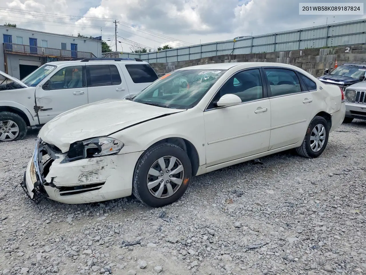 2008 Chevrolet Impala Ls VIN: 2G1WB58K089187824 Lot: 60162496