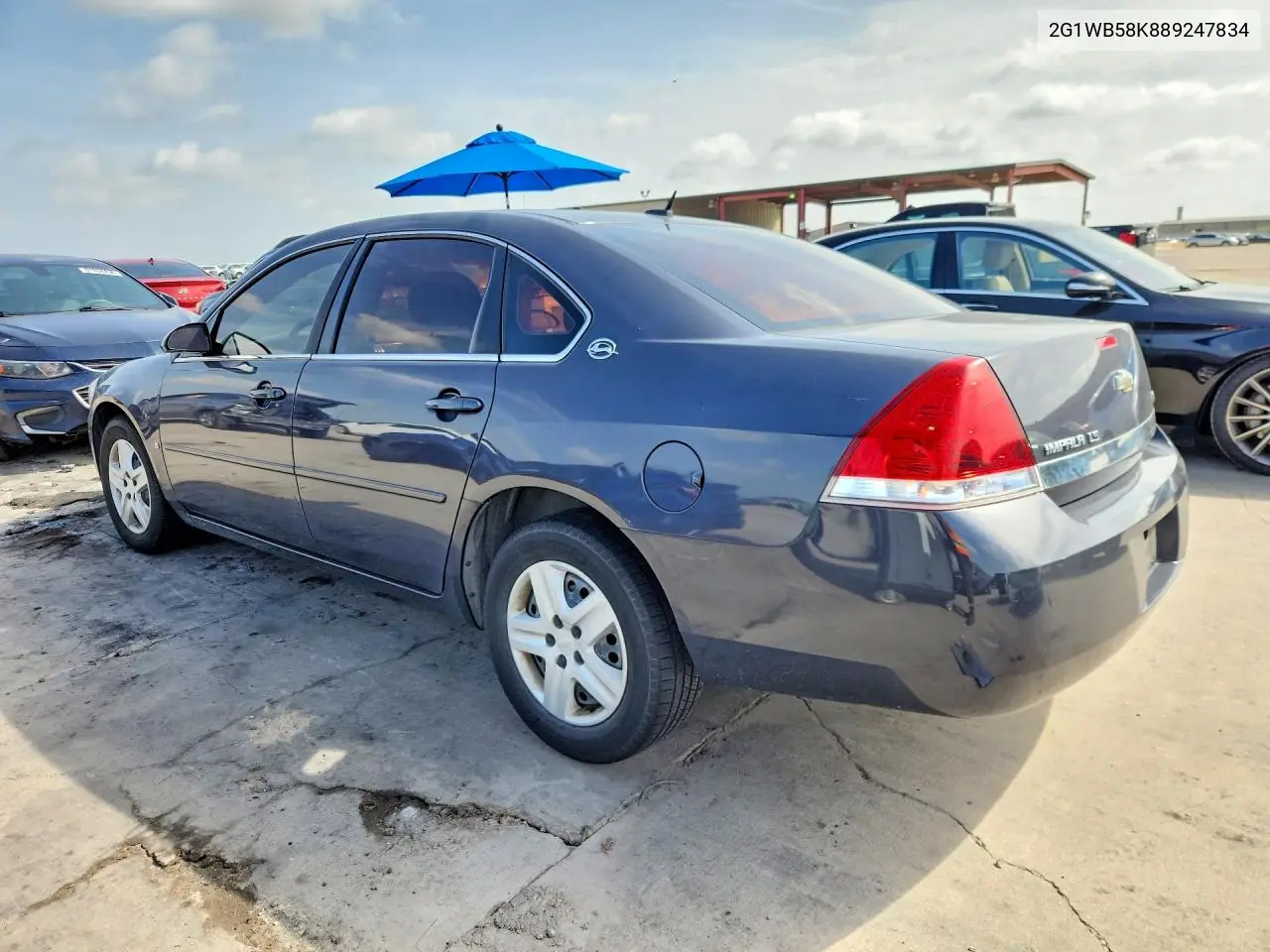 2008 Chevrolet Impala Ls VIN: 2G1WB58K889247834 Lot: 60793726