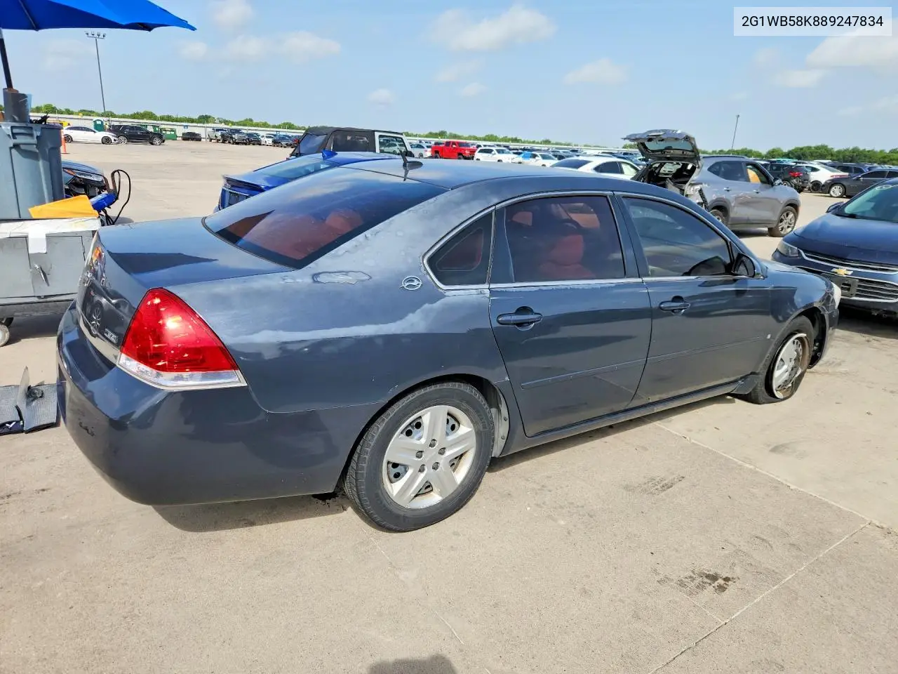 2008 Chevrolet Impala Ls VIN: 2G1WB58K889247834 Lot: 60793726