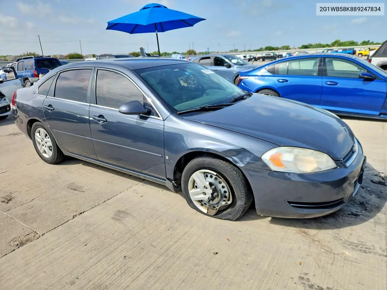 2008 Chevrolet Impala Ls VIN: 2G1WB58K889247834 Lot: 60793726