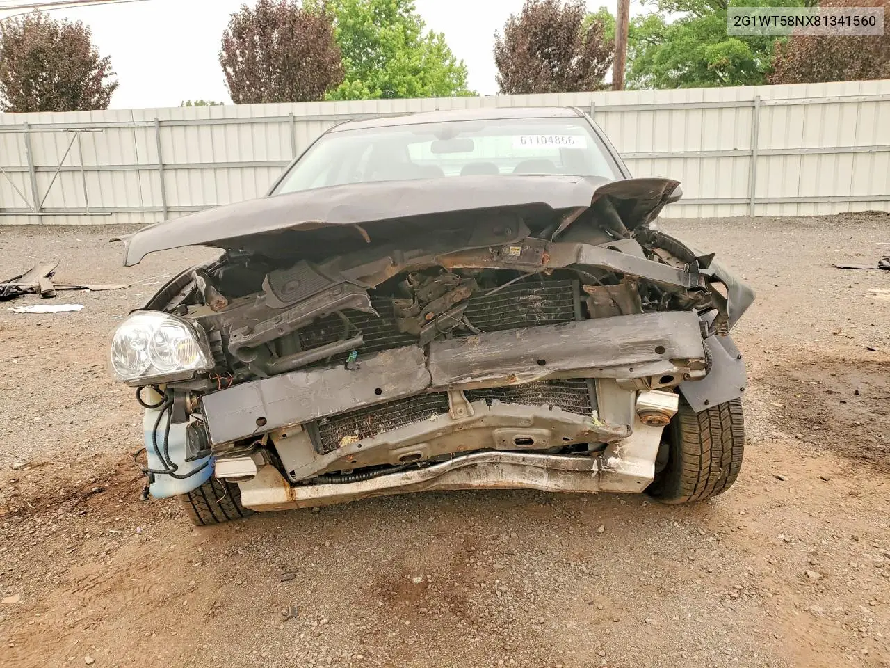 2008 Chevrolet Impala Lt VIN: 2G1WT58NX81341560 Lot: 61104866