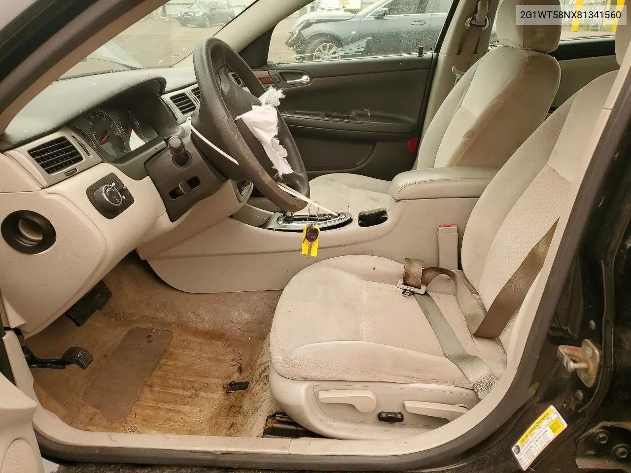 2008 Chevrolet Impala Lt VIN: 2G1WT58NX81341560 Lot: 61104866