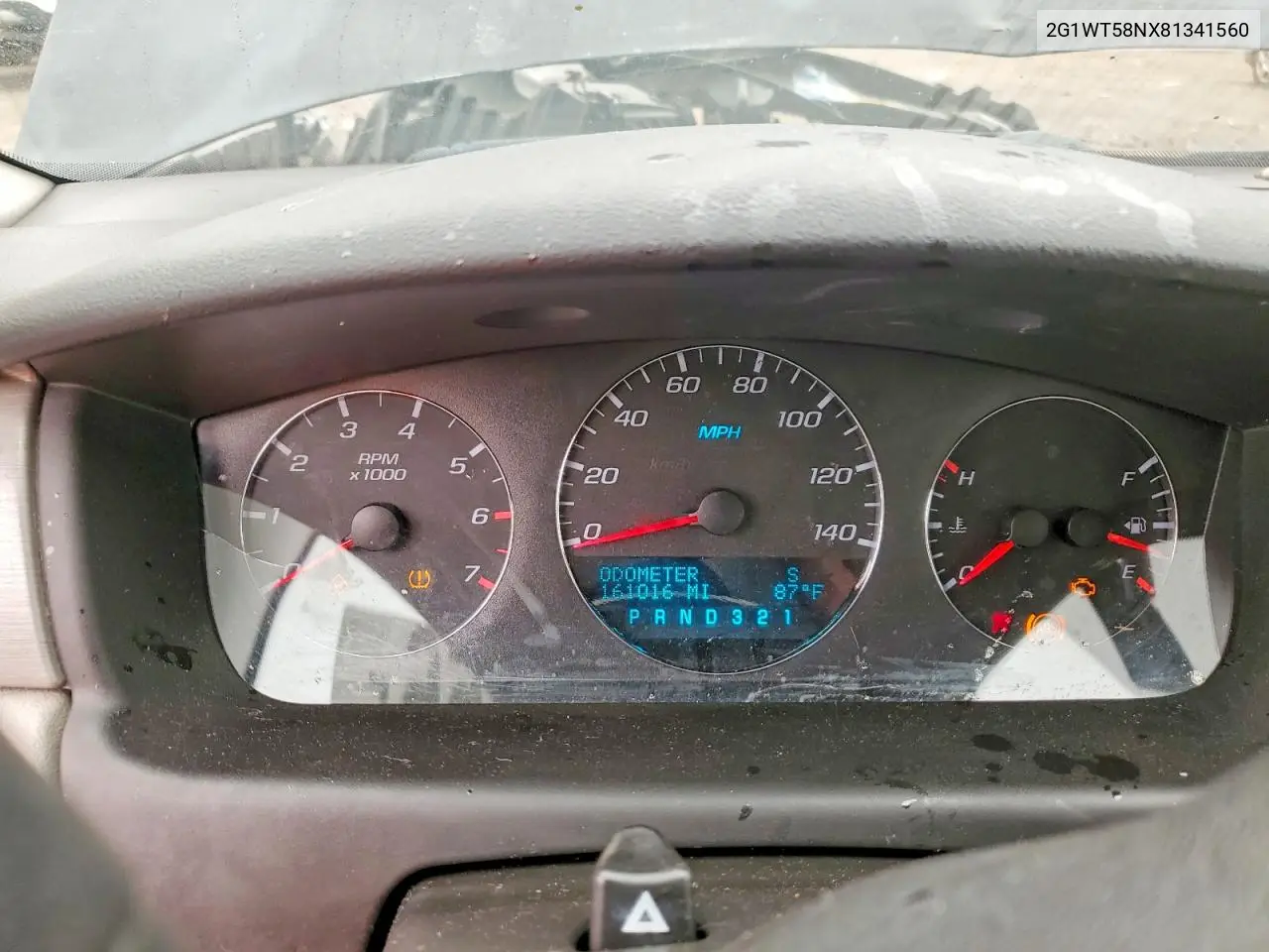 2008 Chevrolet Impala Lt VIN: 2G1WT58NX81341560 Lot: 61104866