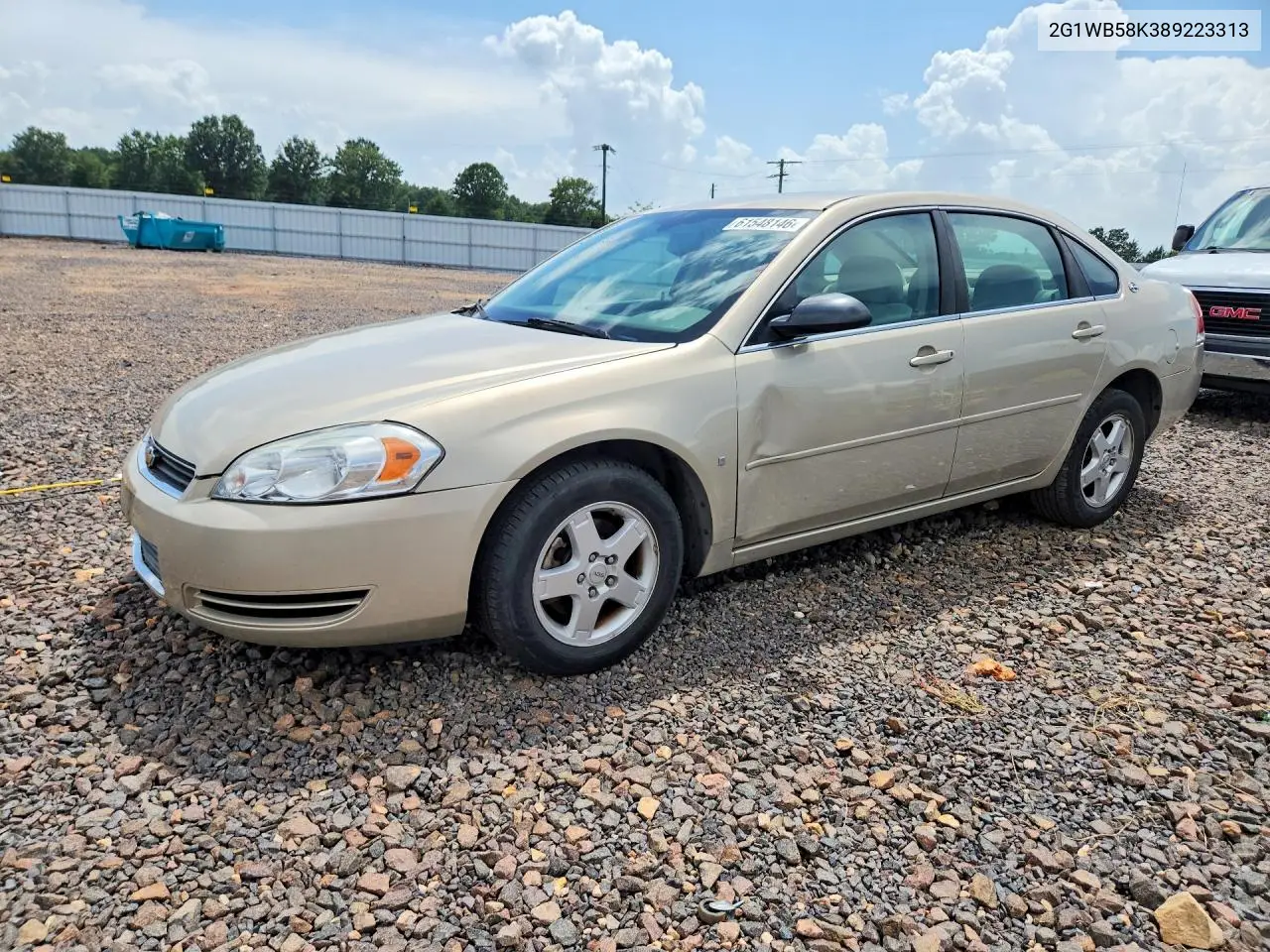 2008 Chevrolet Impala Ls VIN: 2G1WB58K389223313 Lot: 61548146