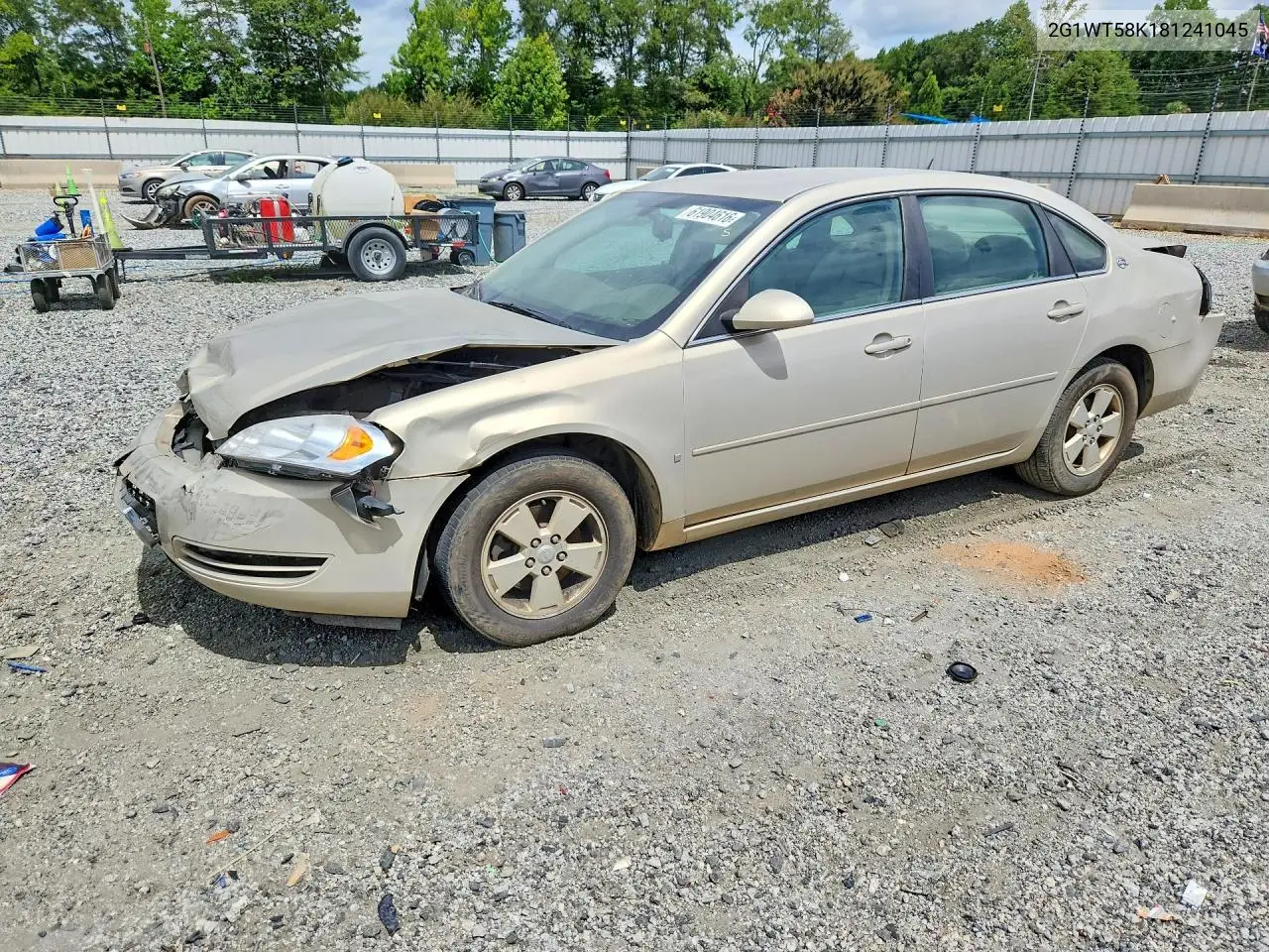 2008 Chevrolet Impala Lt VIN: 2G1WT58K181241045 Lot: 61904616