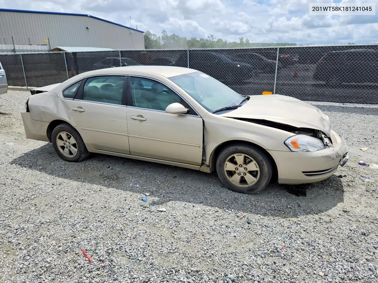 2008 Chevrolet Impala Lt VIN: 2G1WT58K181241045 Lot: 61904616