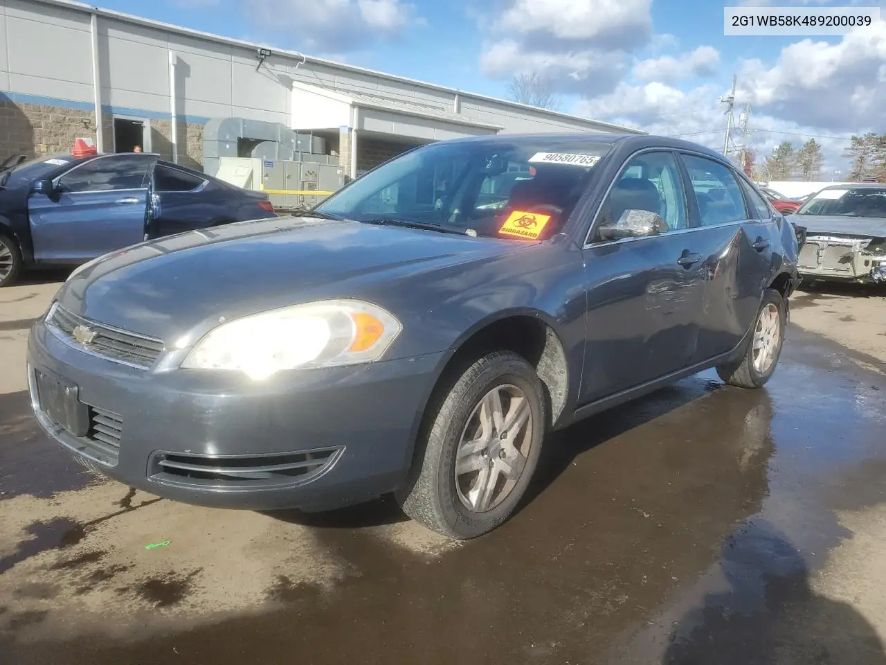 2G1WB58K489200039 2008 Chevrolet Impala Ls