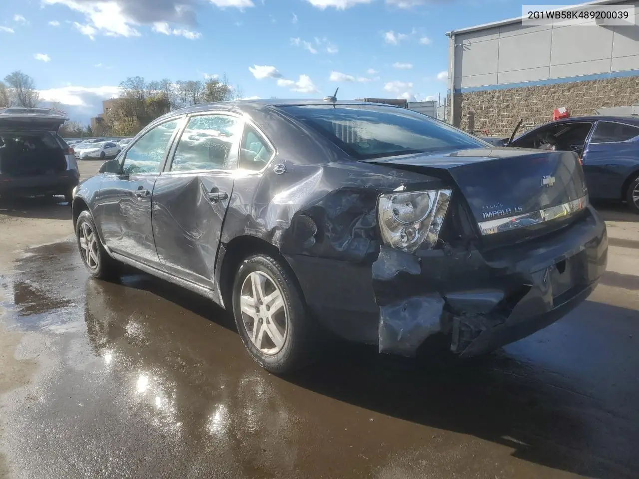 2G1WB58K489200039 2008 Chevrolet Impala Ls