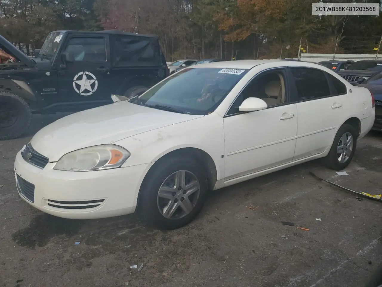 2G1WB58K481203568 2008 Chevrolet Impala Ls