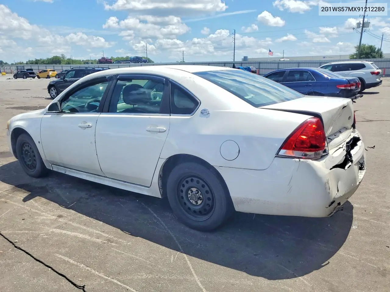 2009 Chevrolet Impala Police VIN: 2G1WS57MX91212280 Lot: 57890506
