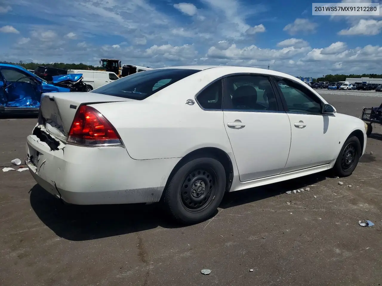 2009 Chevrolet Impala Police VIN: 2G1WS57MX91212280 Lot: 57890506