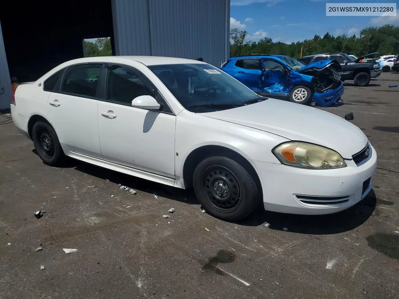 2009 Chevrolet Impala Police VIN: 2G1WS57MX91212280 Lot: 57890506