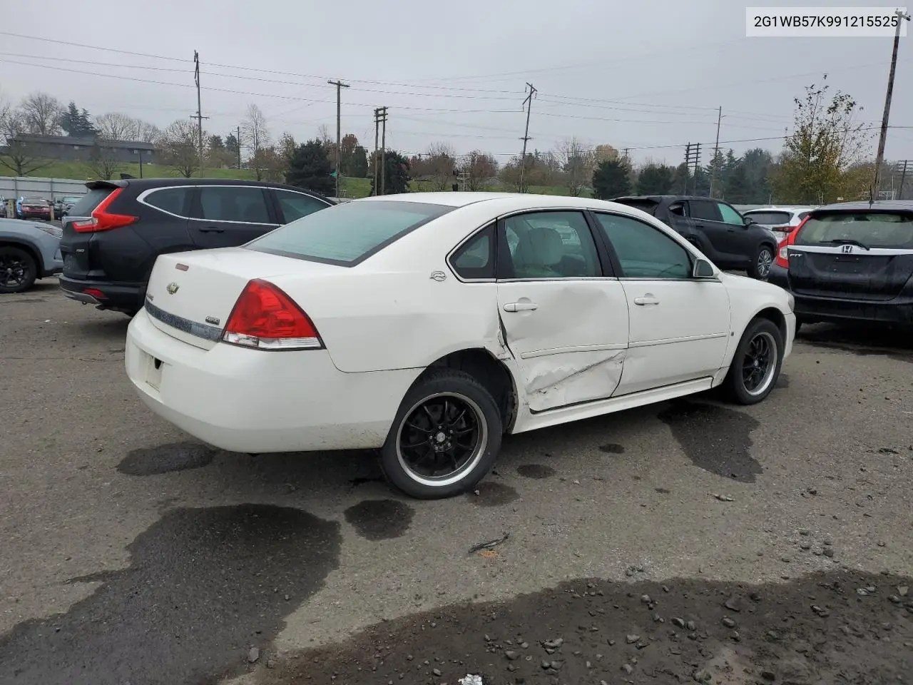 2G1WB57K991215525 2009 Chevrolet Impala Lt