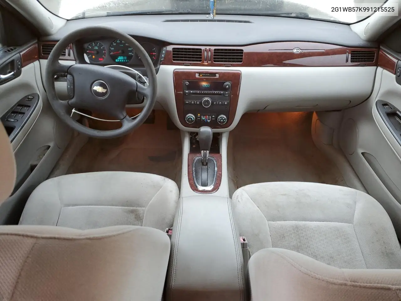 2G1WB57K991215525 2009 Chevrolet Impala Lt