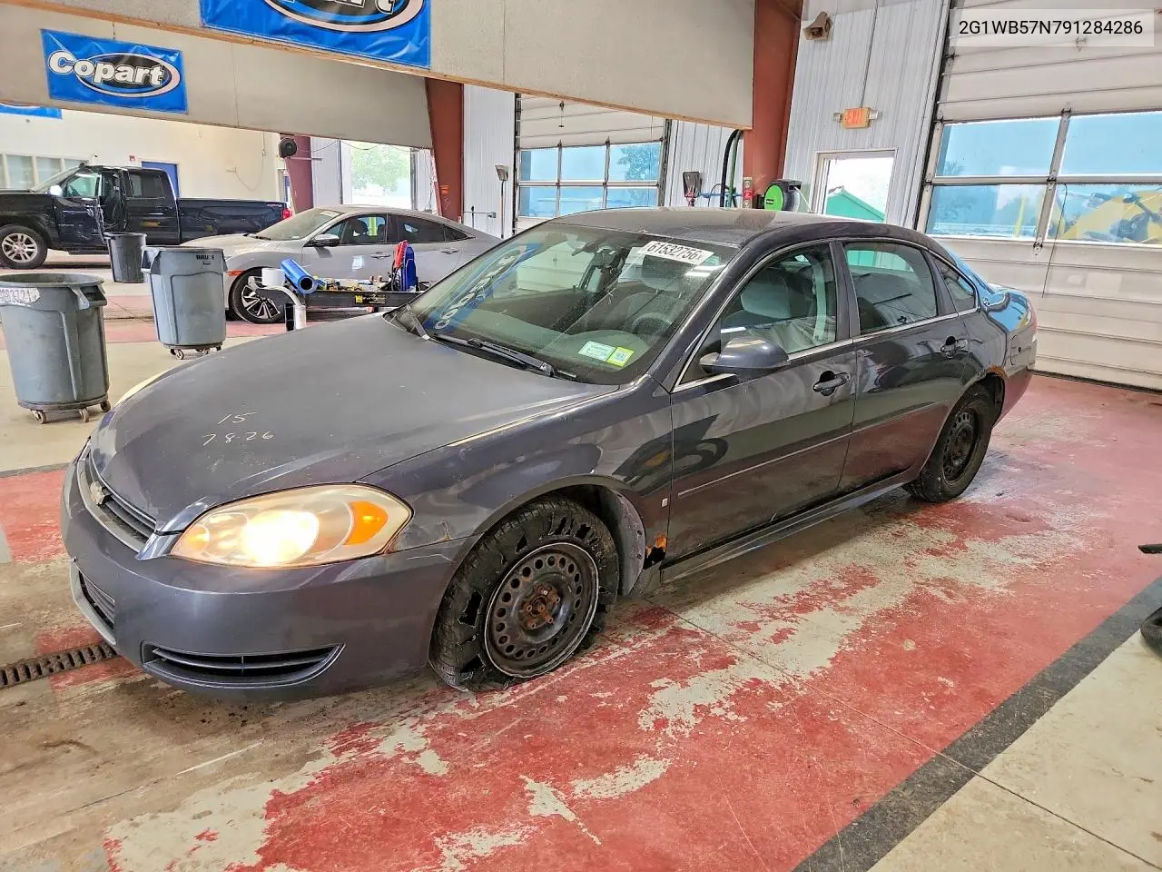 2009 Chevrolet Impala Ls VIN: 2G1WB57N791284286 Lot: 61532756
