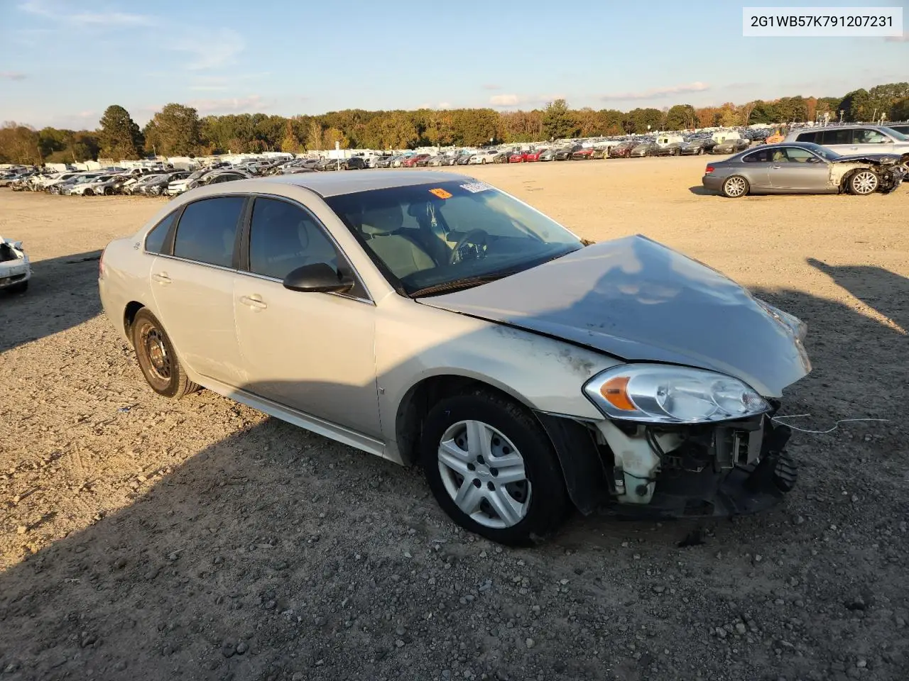 2G1WB57K791207231 2009 Chevrolet Impala Ls